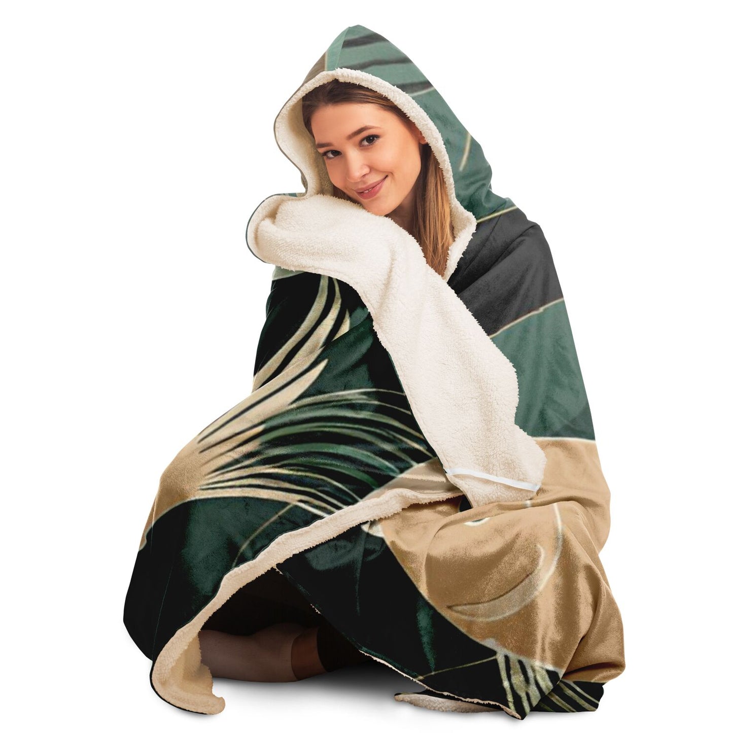 Premium Hooded Sherpa Fishing Blanket - Gone Fishing