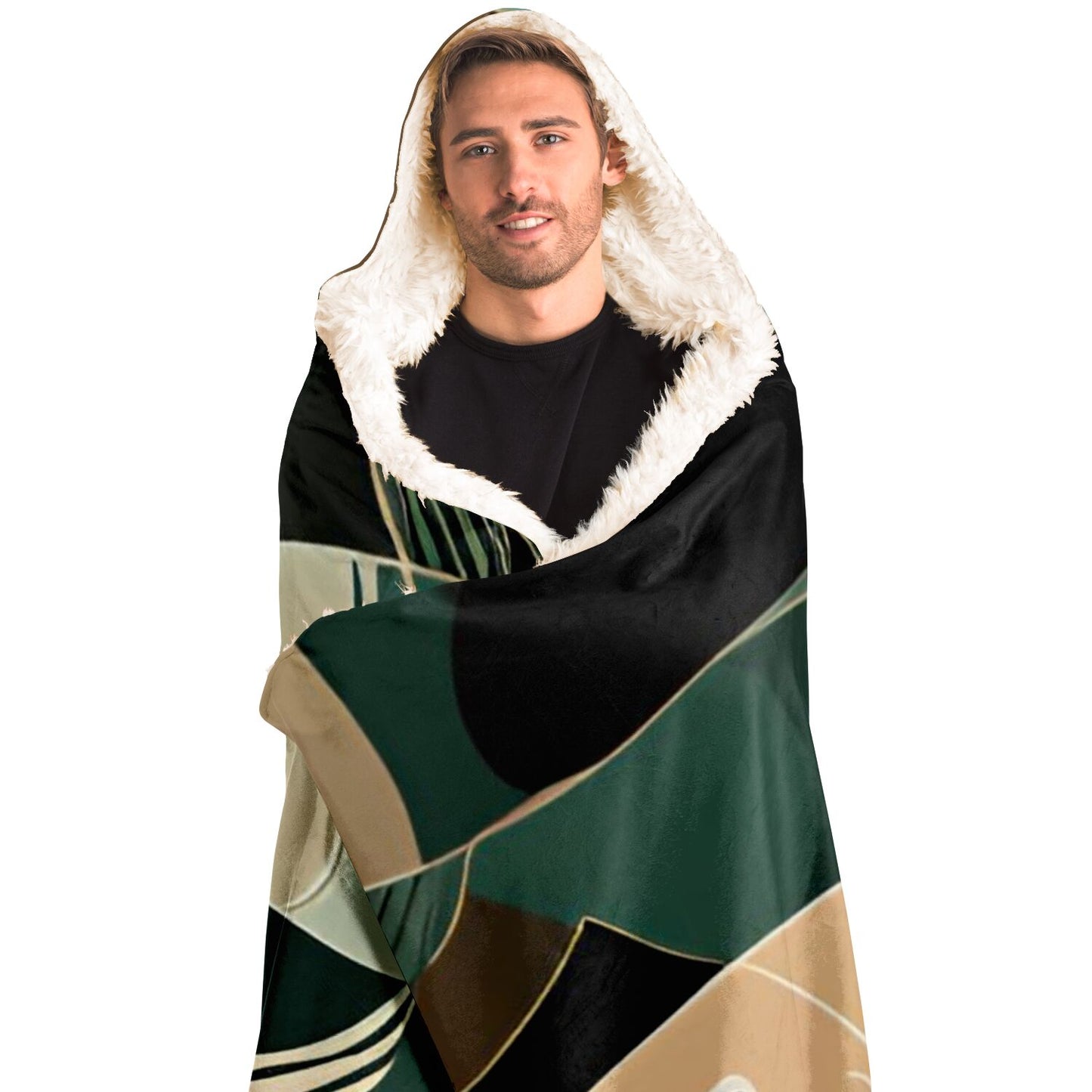 Premium Hooded Sherpa Fishing Blanket - Gone Fishing