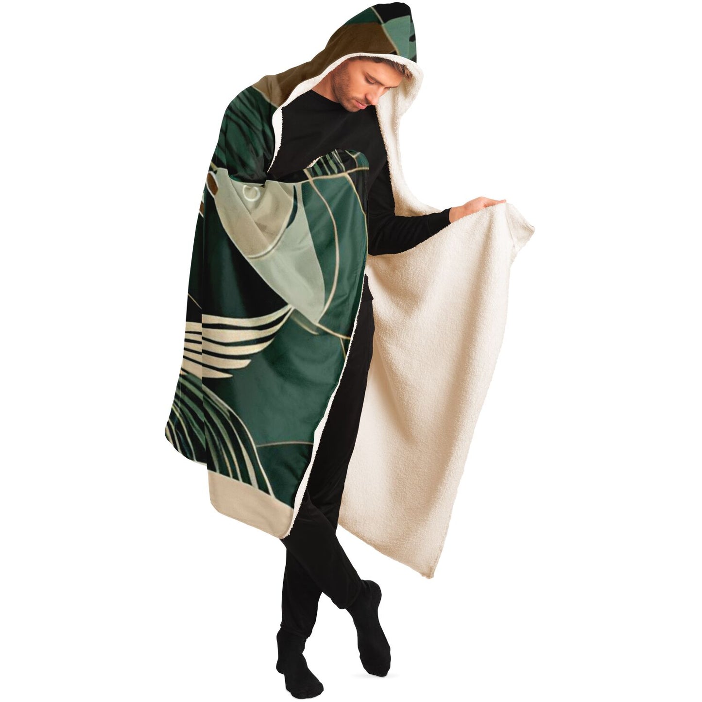 Premium Hooded Sherpa Fishing Blanket - Gone Fishing